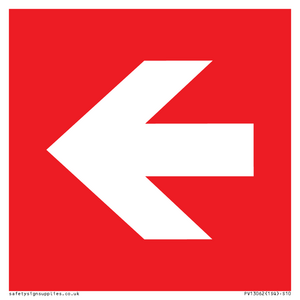 Left arrow (white on red background)